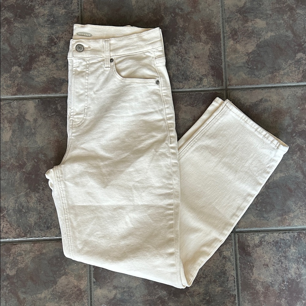Old Navy Cream Denim